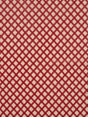 Scalamandre Pomfret | Silk Coral On Beige Fabric