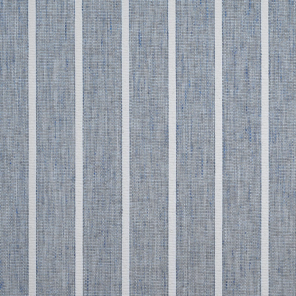Phillip Jeffries Coastal Stripe Brant Point Blue Wallpaper