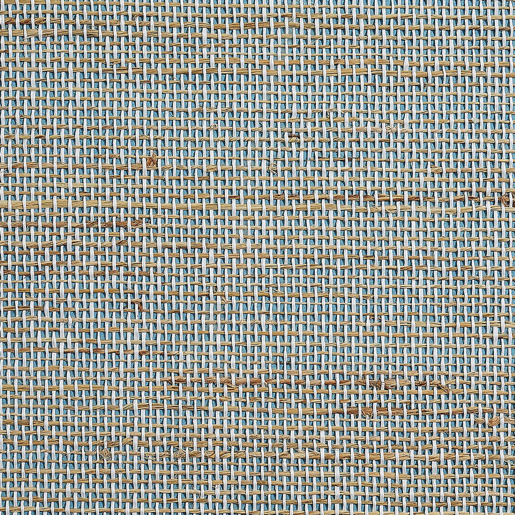 Phillip Jeffries Seaside Jute Seaboard Blue Wallpaper