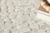 Exquisite Rugs Calexico Handwoven New Zealand Wool 6429 Ivory/Beige 8' x 10' Area Rug