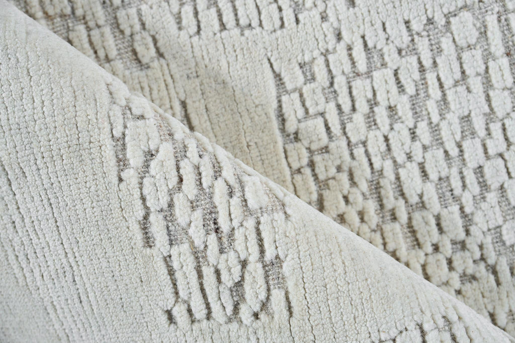 Exquisite Calexico Handwoven New Zealand Wool Ivory/Beige Area Rug 9.0'X12.0' Rug