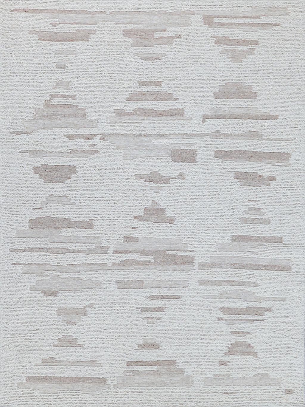 Exquisite Canyon Handwoven New Zealand Wool Ivory/Beige Area Rug 8.0'X10.0' Rug
