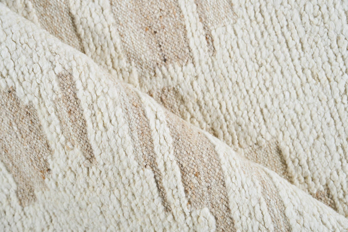 Exquisite Rugs Canyon Handwoven New Zealand Wool 6427 Ivory/Beige 8' x 10' Area Rug