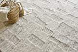 Exquisite Rugs Canyon Handwoven New Zealand Wool 6428 Silver 8' x 10' Area Rug