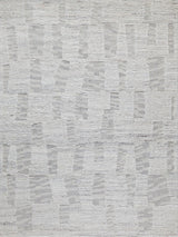 Exquisite Canyon Handwoven New Zealand Wool Silver Area Rug 8.0'X10.0' Rug