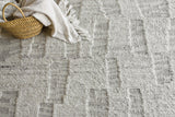 Exquisite Rugs Canyon Handwoven New Zealand Wool 6428 Silver 9' x 12' Area Rug