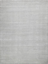 Exquisite Castelli Handloomed Bamboo Silk and New Zealand Wool Light Silver Area Rug 14.0'X18.0' Rug