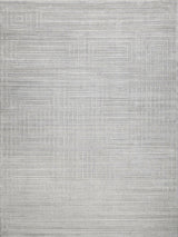 Exquisite Castelli Handloomed Bamboo Silk and New Zealand Wool Light Gray Area Rug 12.0'X15.0' Rug