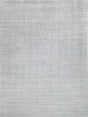 Exquisite Rugs Castelli Handloomed Bamboo Silk and New Zealand Wool 5628 Light Silver 10' x 14' Area Rug