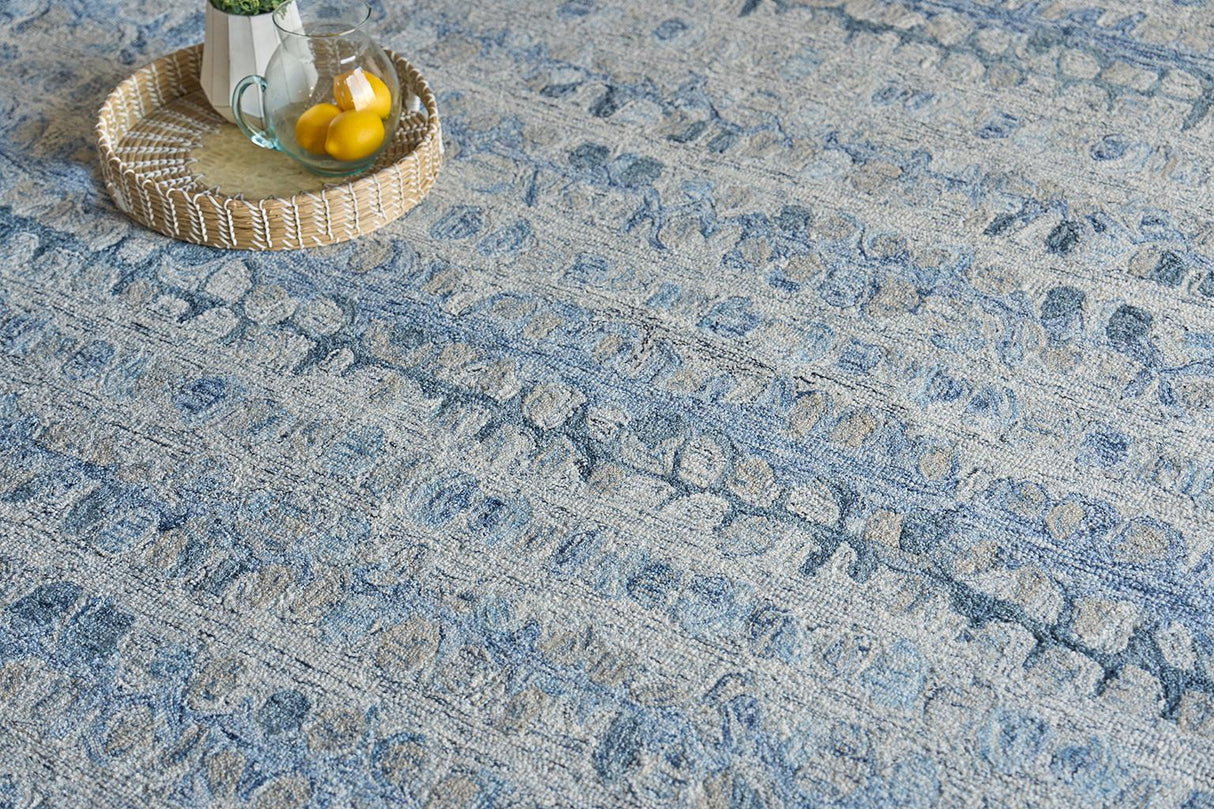 Exquisite Rugs Colorplay Hand Tufted New Zealand Wool 6495 Navy 12' x 15' Area Rug