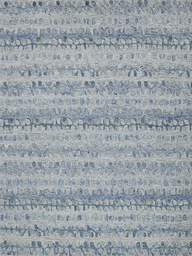 Exquisite Rugs Colorplay Hand Tufted New Zealand Wool 6495 Navy 9' x 6' Area Rug