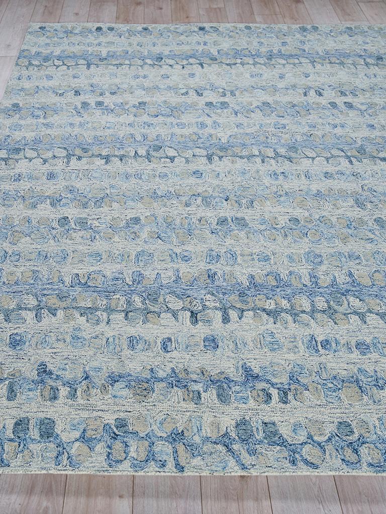 Exquisite Rugs Colorplay Hand Tufted New Zealand Wool 6495 Navy 8' x 10' Area Rug
