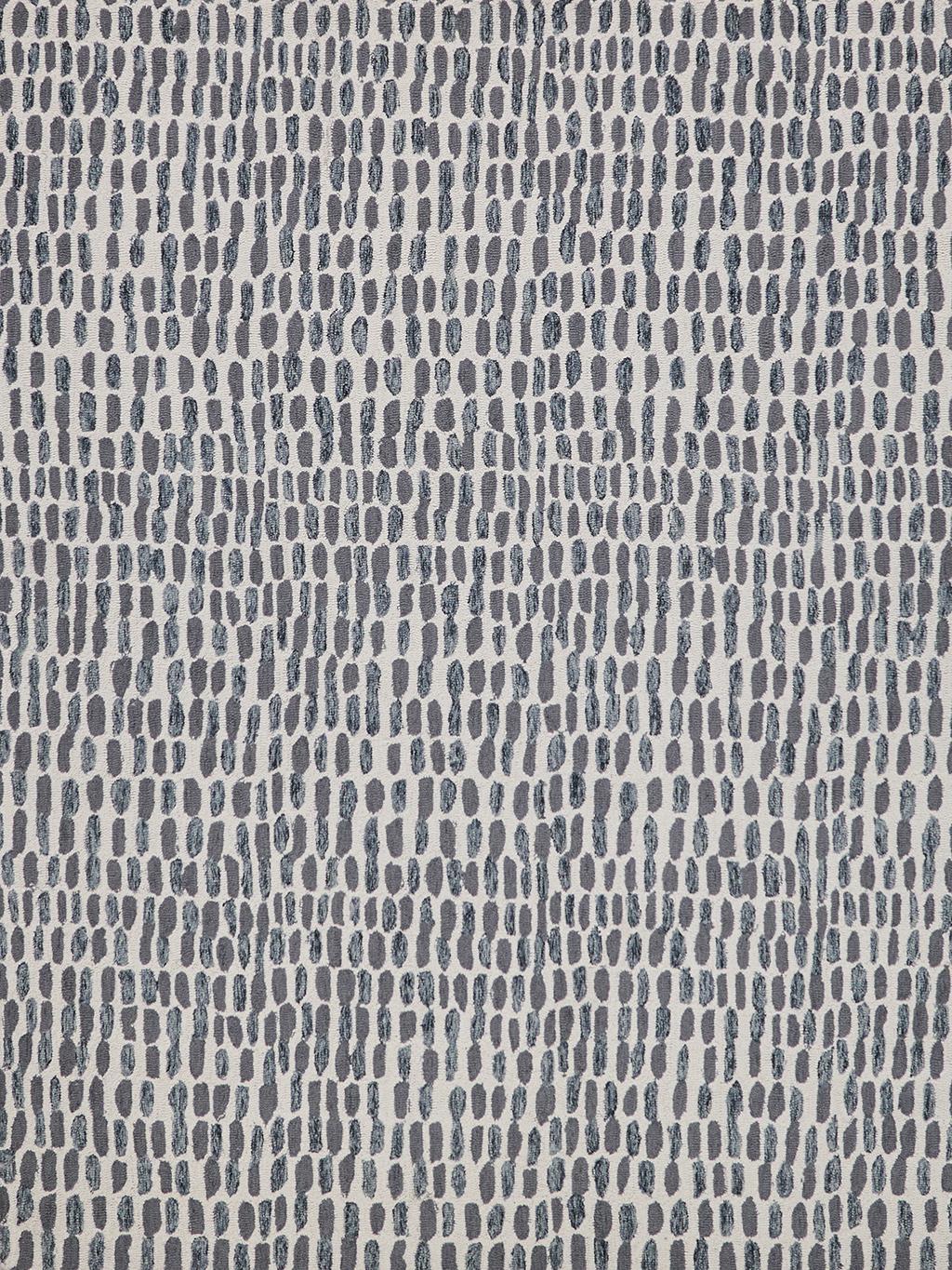 Exquisite Rugs Ink Blot Hand Tufted New Zealand Wool 6310 Black/Gray 6' x 9' Area Rug