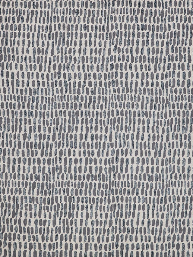 Exquisite Rugs Ink Blot Hand Tufted New Zealand Wool 6310 Black/Gray 6' x 9' Area Rug