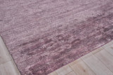 Exquisite Rugs Plush Hand-Knotted Bamboo Silk and Wool 4634 Deep Mauve 12' x 15' Area Rug