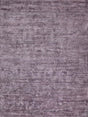Exquisite Rugs Plush Hand-Knotted Bamboo Silk and Wool 4634 Deep Mauve 9' x 12' Area Rug