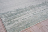 Exquisite Rugs Plush Hand-Knotted Bamboo Silk and Wool 4642 Gray 12' x 15' Area Rug