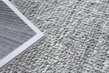 Exquisite Rugs Plush Hand-Knotted Bamboo Silk and Wool 4653 Dark Silver 10' x 14' Area Rug