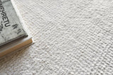 Exquisite Rugs Plush Hand-Knotted Bamboo Silk and Wool 4996 White 9' x 12' Area Rug