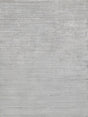 Exquisite Rugs Sanctuary Handloomed Bamboo Silk and New Zealand Wool 5623 Light Silver 8' x 10' Area Rug