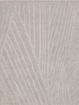 Exquisite Tempo Handloomed New Zealand Wool Light Silver Area Rug 10.0'X14.0' Rug