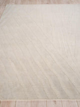 Exquisite Rugs Tempo Handloomed New Zealand Wool 6189 Light Silver 10' x 14' Area Rug