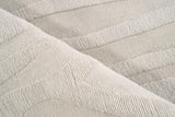 Exquisite Rugs Tempo Handloomed New Zealand Wool 6189 Light Silver 8' x 10' Area Rug