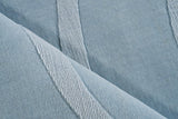 Exquisite Rugs Tempo Handloomed New Zealand Wool 6234 Light Blue 8' x 10' Area Rug
