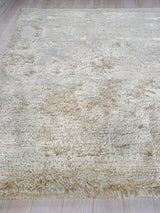 Exquisite Rugs Sumo Shag Hand Loomed Polyester/Microfiber 5343 Beige 5' x 8' Area Rug