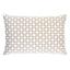 Schumacher Stone/White 18" x 12" Betwixt Pillow