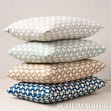 Schumacher Betwixt Stone/White 18" x 12" Pillow
