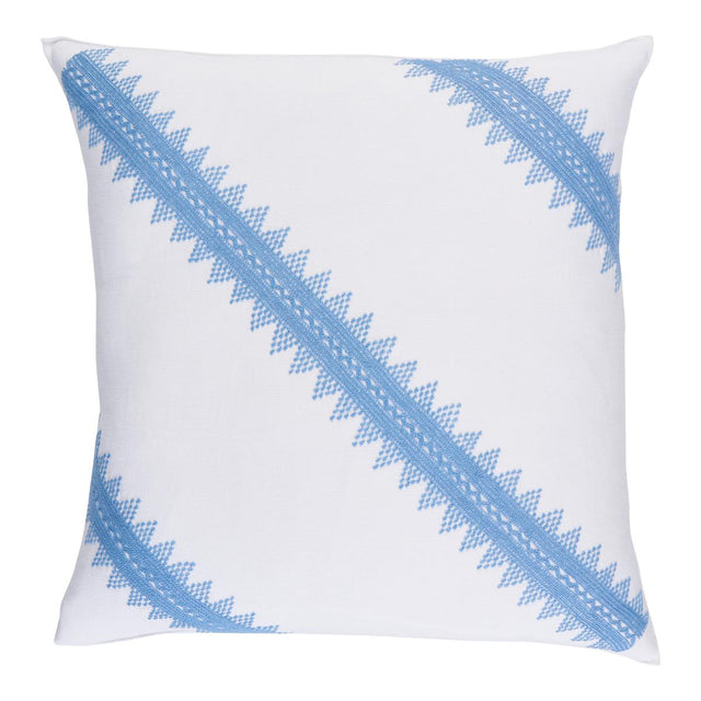 Schumacher Pizarra Sky 20" x 20" Pillow