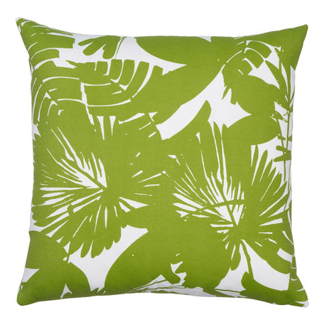 Schumacher Palisades Palm Print I/O Fern 18" x 18" Pillow