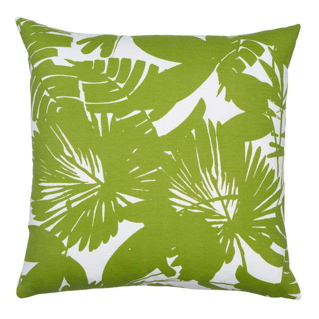 Schumacher Palisades Palm Print I/O Fern 18" x 18" Pillow