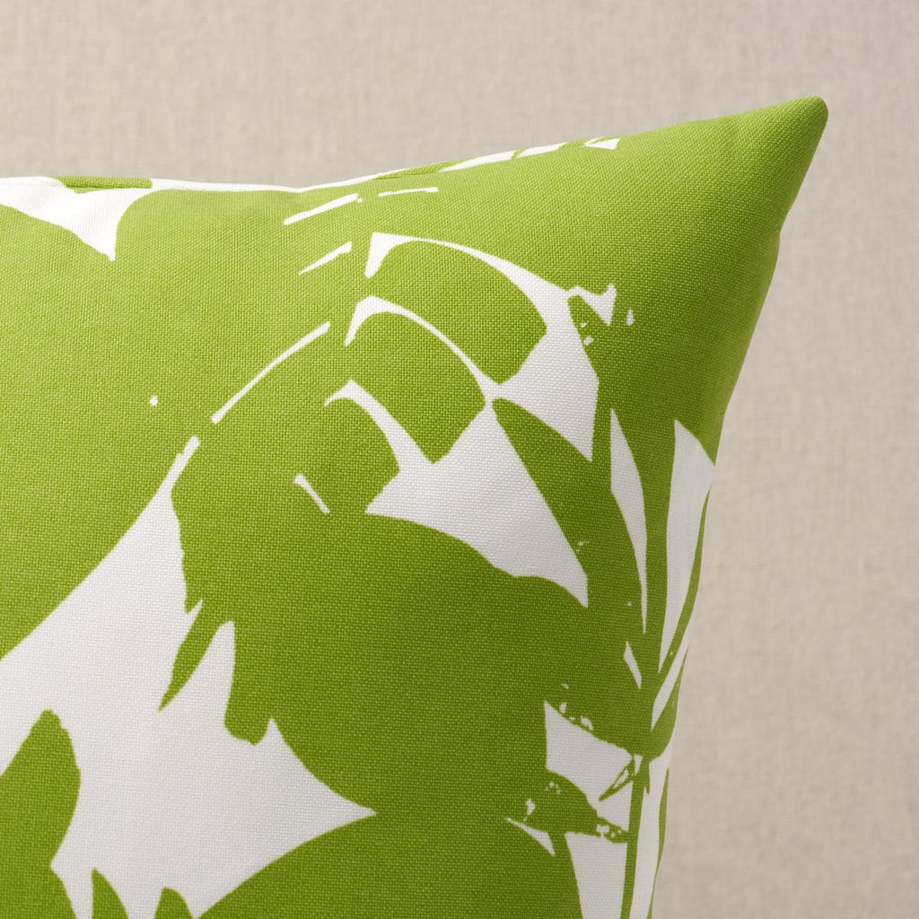 Schumacher Palisades Palm Print I/O Fern 18" x 18" Pillow