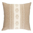 Schumacher Hyacinth I/O Neutral 20" x 20" Pillow