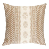 Schumacher Hyacinth I/O Neutral 20" x 20" Pillow