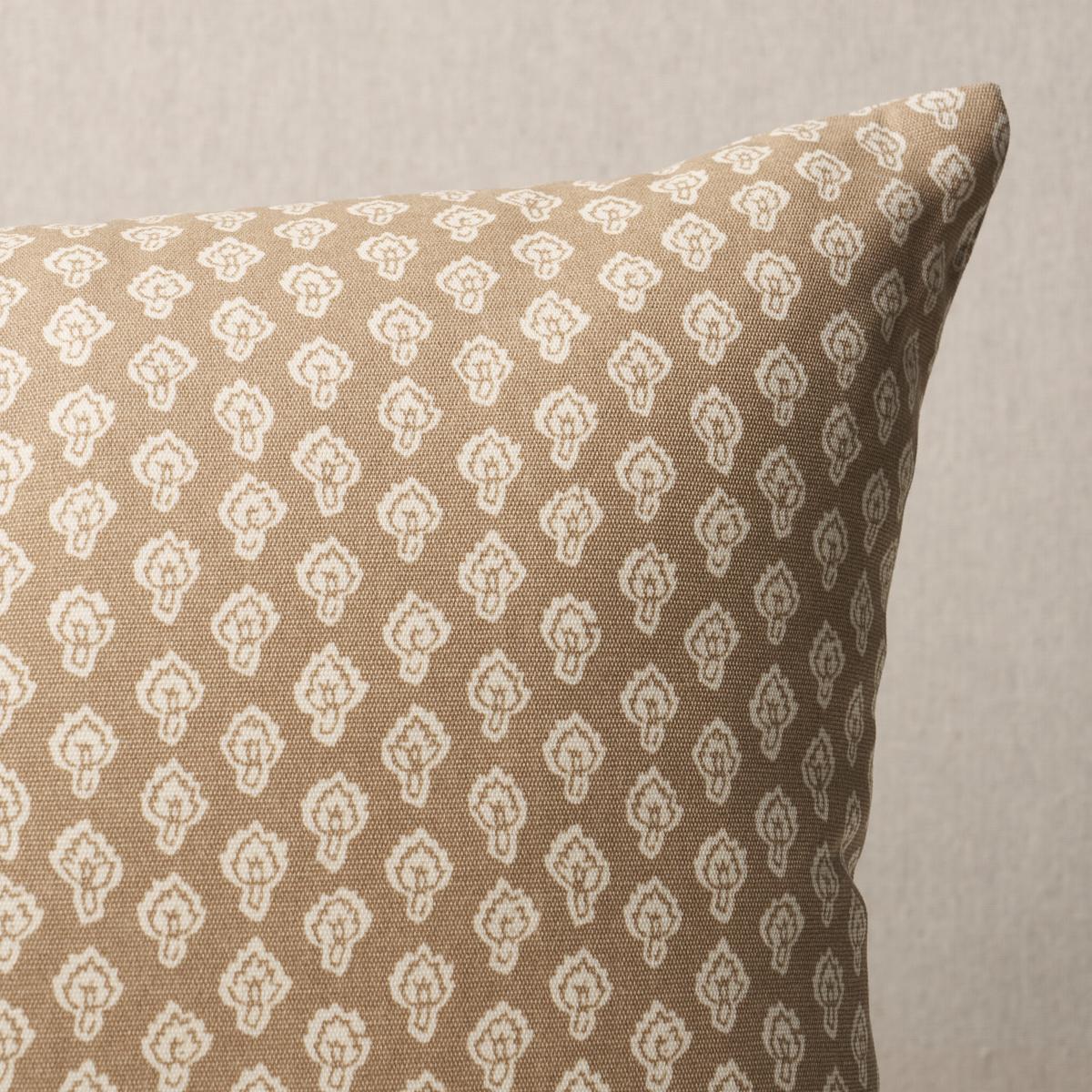 Schumacher Hyacinth I/O Neutral 20" x 20" Pillow