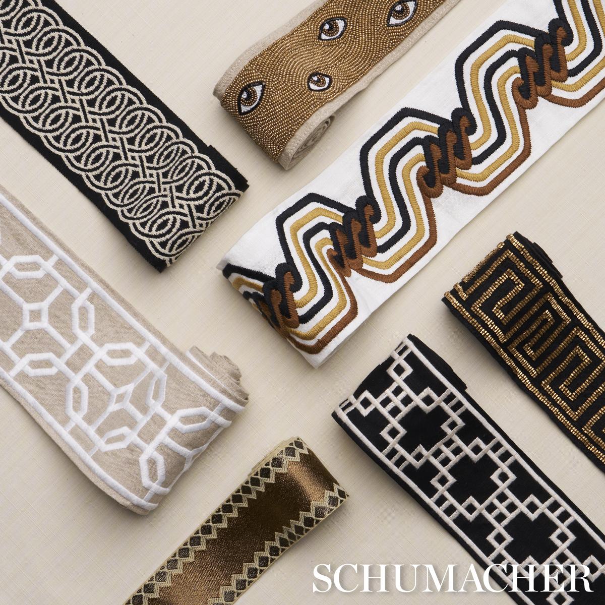 Schumacher Black Infinito Indoor/Outdoor Trim