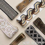 Schumacher Black Infinito Indoor/Outdoor Trim