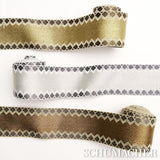 Schumacher Allure Metallic Tape Silver Trim