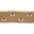 Schumacher Blue & Gold Mind'S Eye Beaded Tape
