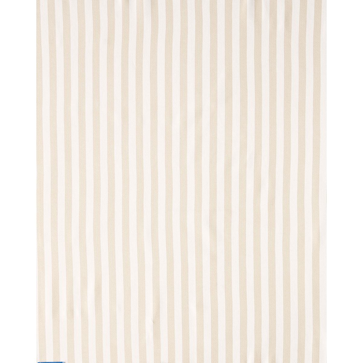 Schumacher Even Stripe Sand Fabric