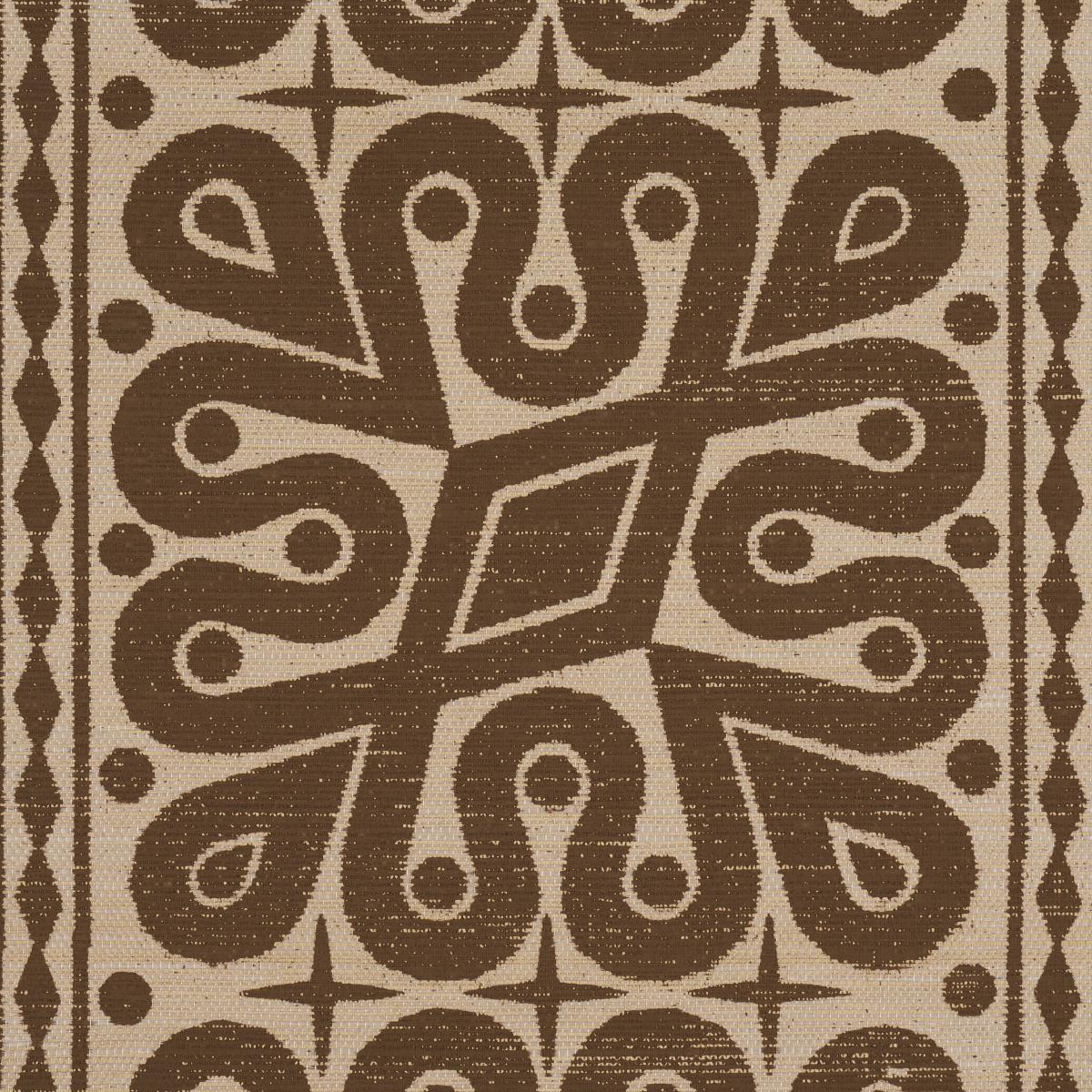 Schumacher Borneo Grasscloth Brown Wallpaper