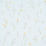 Schumacher Alex'S Floral Mist Blue Wallpaper