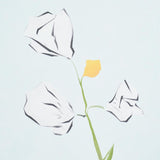 Schumacher Alex'S Floral Mist Blue Wallpaper