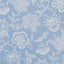 Schumacher Hothouse Flowers Silhouette Bliss Blue Fabric