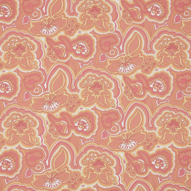 Schumacher Morning Sunrise Indoor/Outdoor Citrus Fabric
