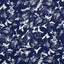 Schumacher Palisades Palm Indoor/Outdoor Indigo Fabric
