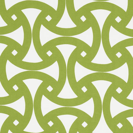 Schumacher Santorini Print Indoor/Outdoor Fern Fabric